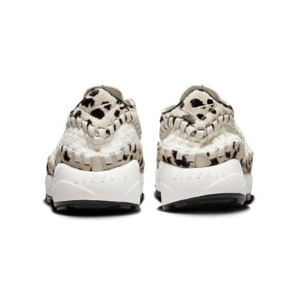 Nike Air Footscape Woven White Cow Print FB1959-102 Womens Size 11 Sneakers - Picture 5 of 6